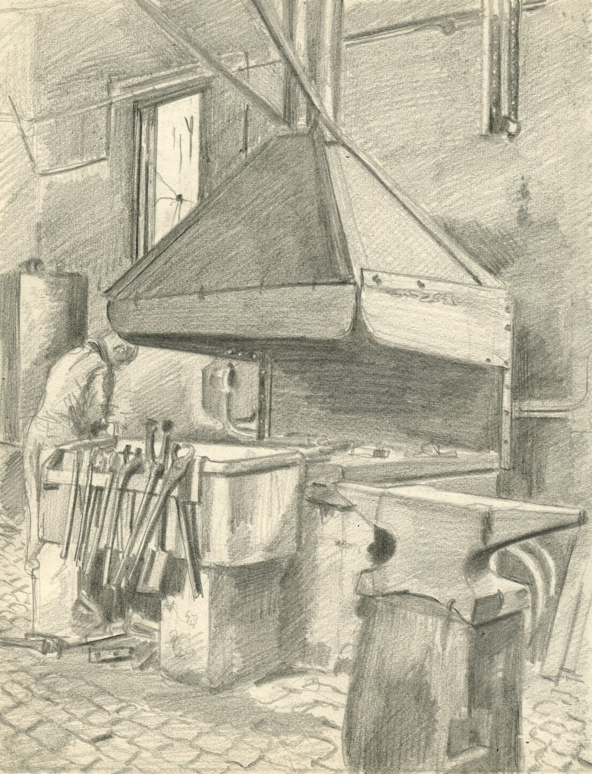 <em>A. Tutein Nolthenius, Scheepswerf Timmer aan de Rotterdamseweg 406, ca. 1944-1955 (objectnr. 3488)</em>