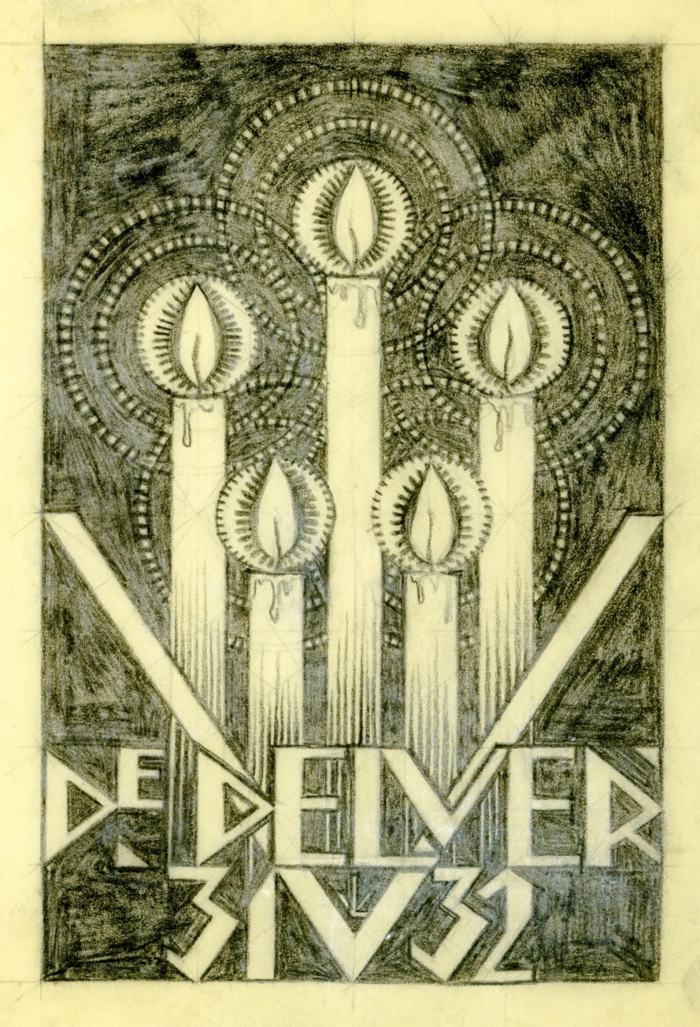 Rijk van Lavieren, Ontwerp voor tijdschrift De Delver, 1931-1932 (objectnr. 139225)
