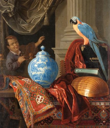 Man, Cornelis De Stilleben Mit Frankfurter Fayencevase Historisches Museum Frankfurt