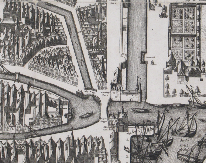 Hoogbrug Kaart Figuratief 1678