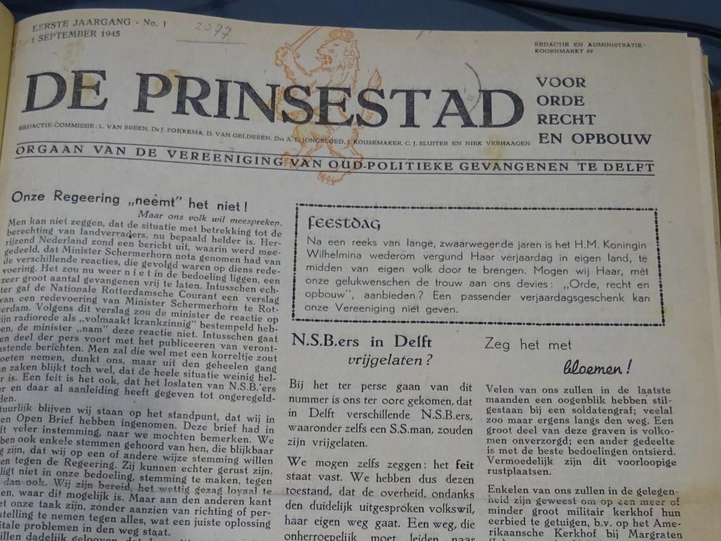 Het eerste nummer van het al direct omstreden weekblad De Prinsestad