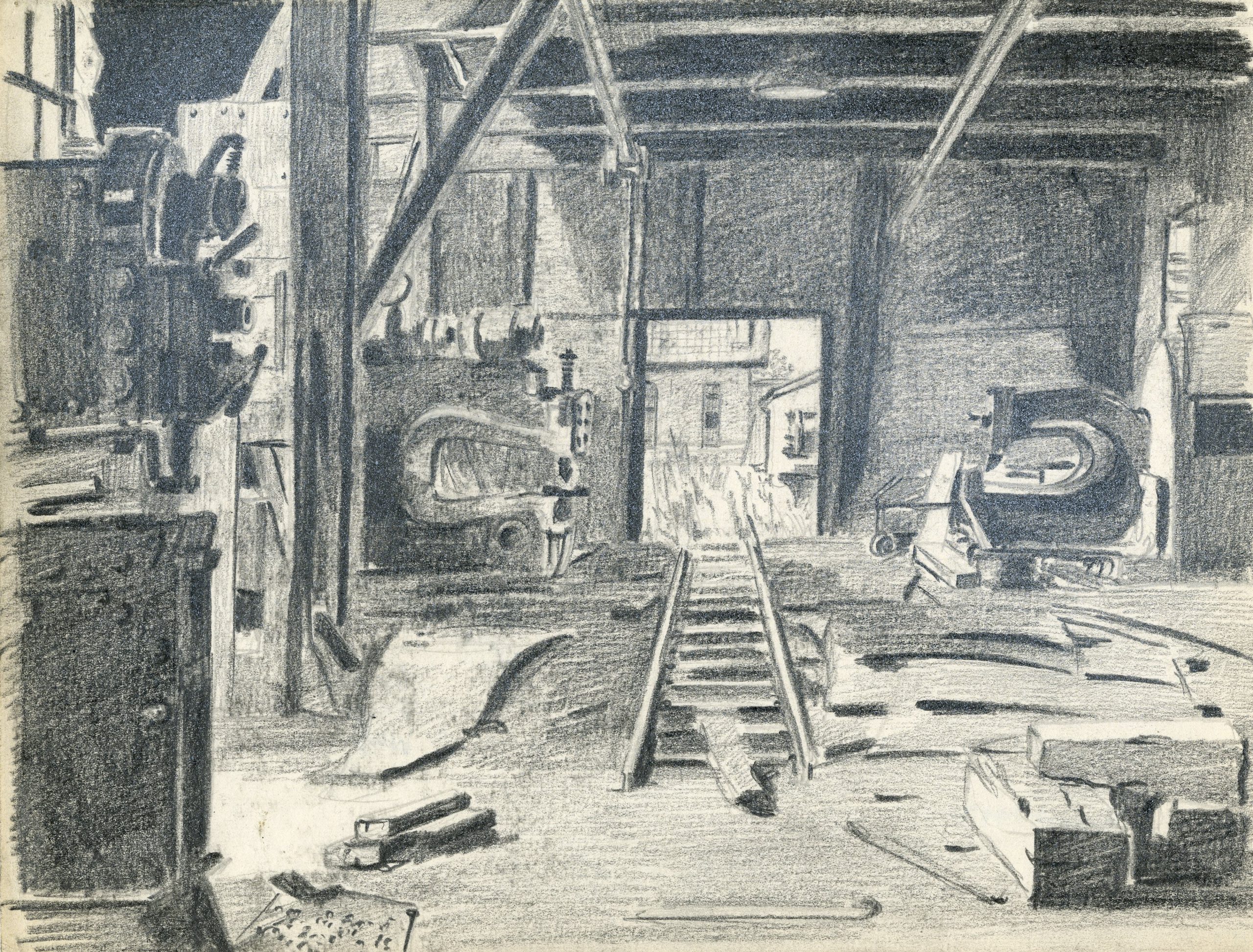<em>A. Tutein Nolthenius, Scheepswerf Timmer aan de Rotterdamseweg 406, ca. 1944-1955 (objectnr. 3486)</em>