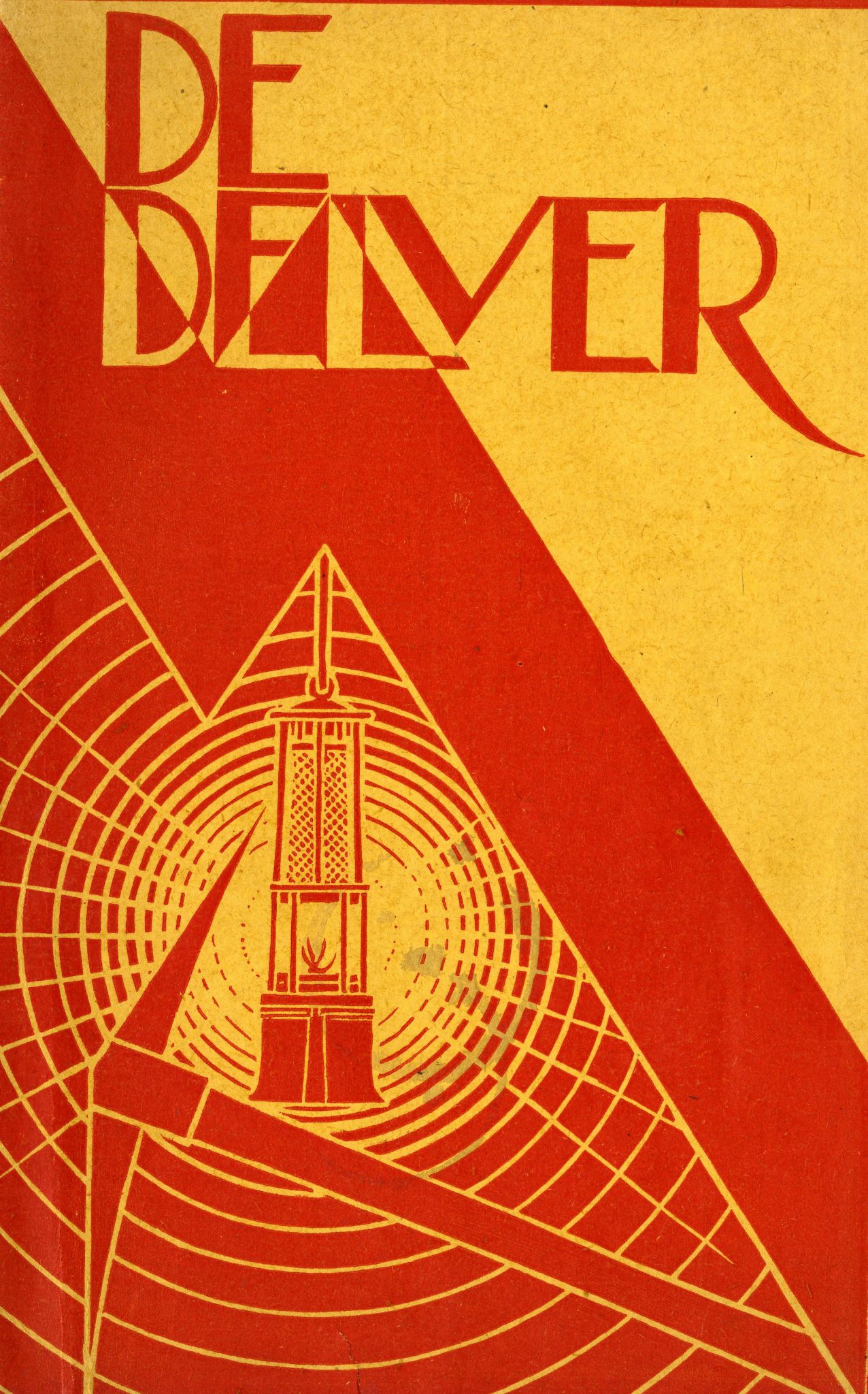 Rijk van Lavieren, Cover tijdschrift De Delver, ca. 1925 (objectnr. 133222)