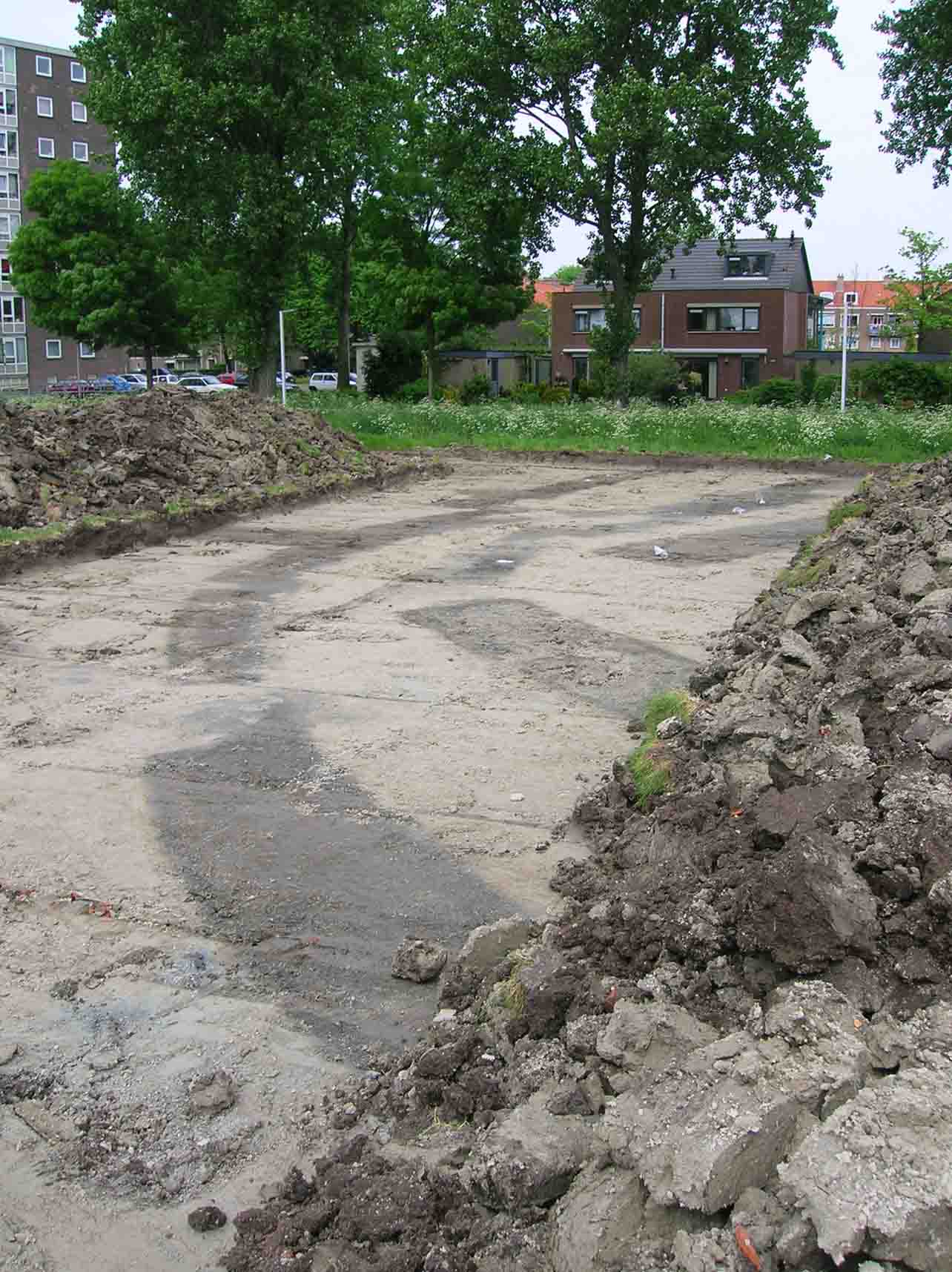 Afb. 4.7 Vlakfoto Werkput 6 Richting Noord