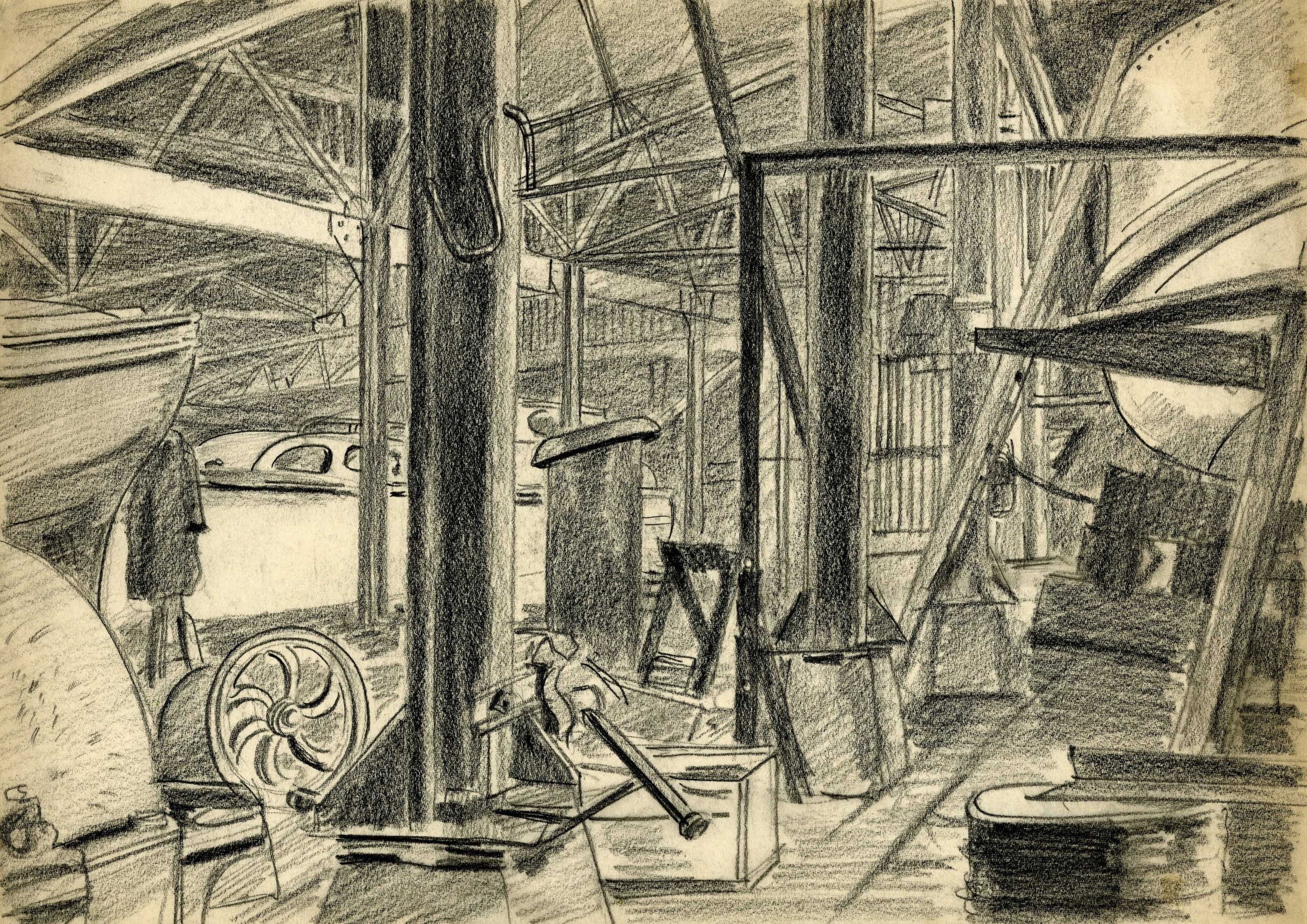 <em>A. Tutein Nolthenius, Scheepswerf Timmer aan de Rotterdamseweg 406, ca. 1944-1955 (objectnr. 3487)</em>