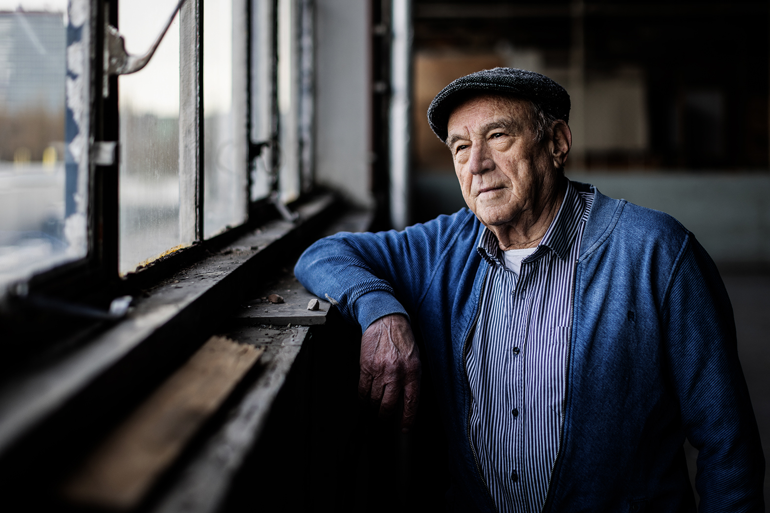 Gino Scalzo in de kabelfabriek.